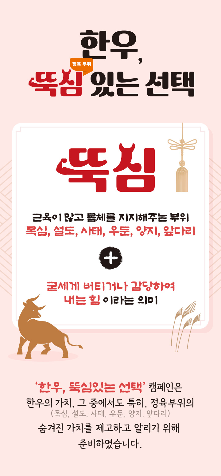 한우, 뚝심 있는 선택